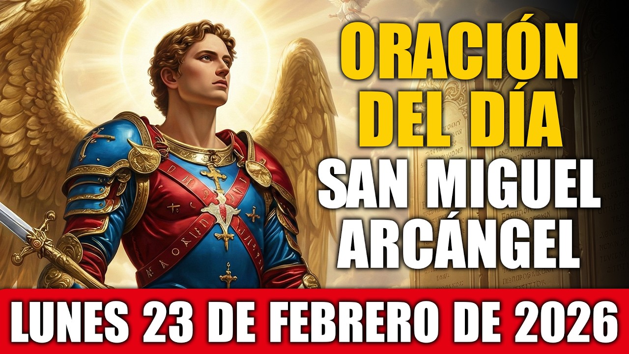 ¡Hoy las fuerzas del mal caen, porque San Miguel está de tu lado! Reza ahora