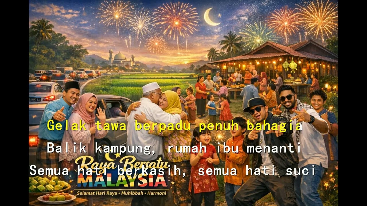 Raya Bersatu Malaysia {versi 2} [Malay Raya Song】