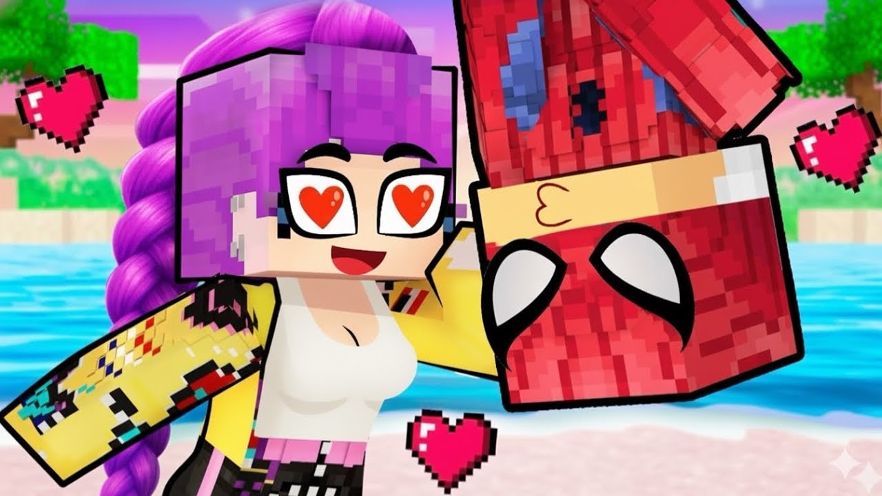 FINGI SER o HOMEM ARANHA para BEIJAR A RUMI no Minecraft 