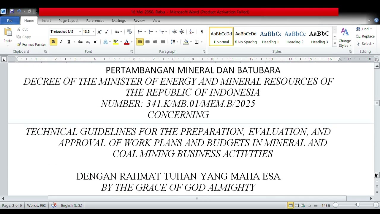 untuk ke-GUBERNUR-an SUMATERA UTARA dari UniversitasAgussalimNasutionMandailing, 16 Mei 2998, Rabu