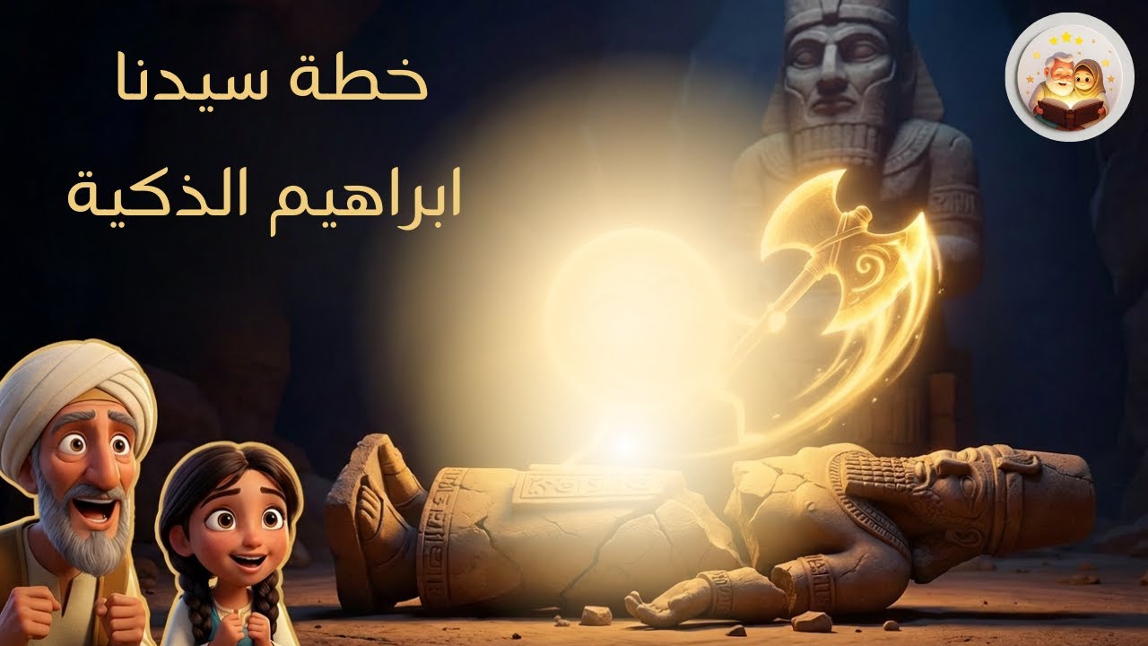 قصّة سيدنا إبراهيم (ج2): خطة كسر الأصنام الذكية | قصة الأنبياء للأطفال | نور وجدّها