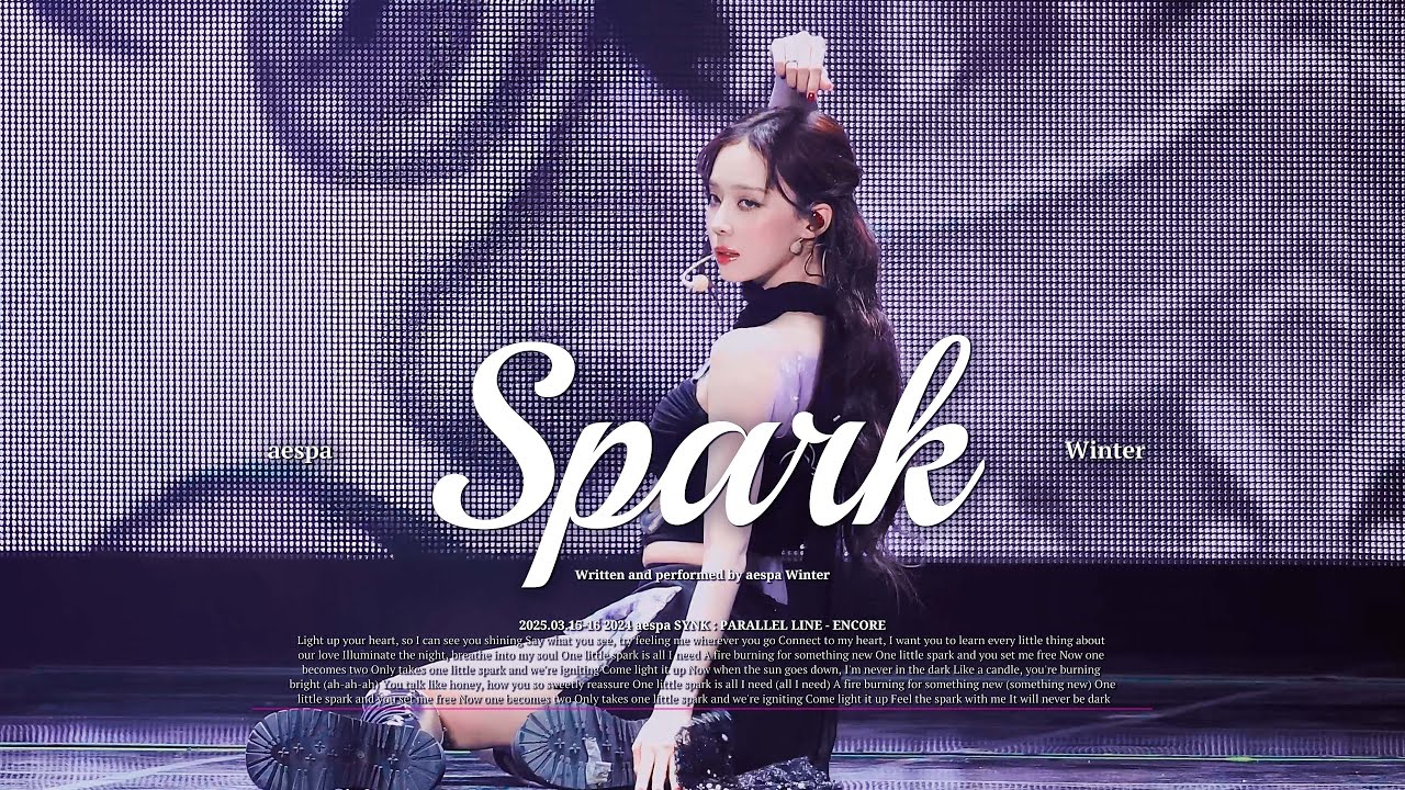 [4K] 250315-16 #aespa SYNK : PARALLE LINE - ENCORE Spark(스파크) #에스파 #winter #윈터 멀티직캠