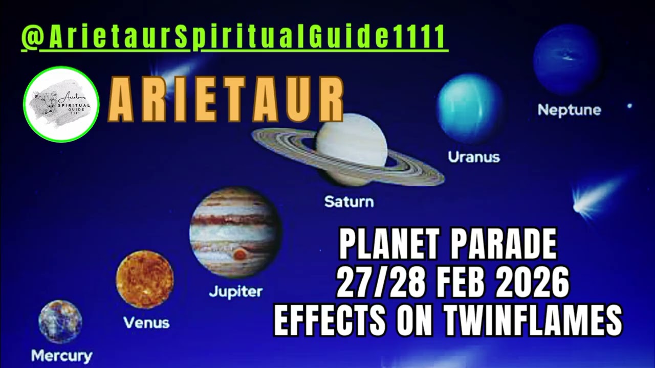 Planet parade 2026 - 6 planet alignment #effects on #twinflames#currentenergies Arietaur #foryou#fyp
