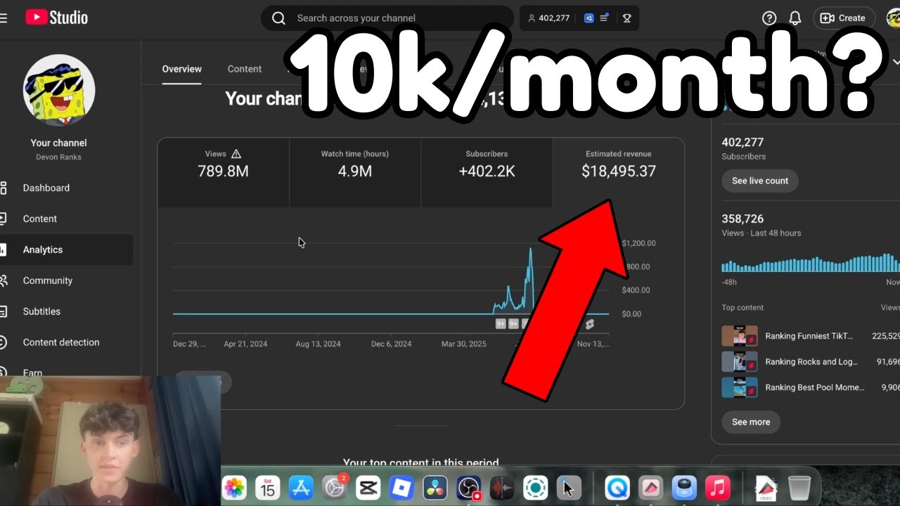 building this shorts channel until it makes me 10k/month (ep. 1)