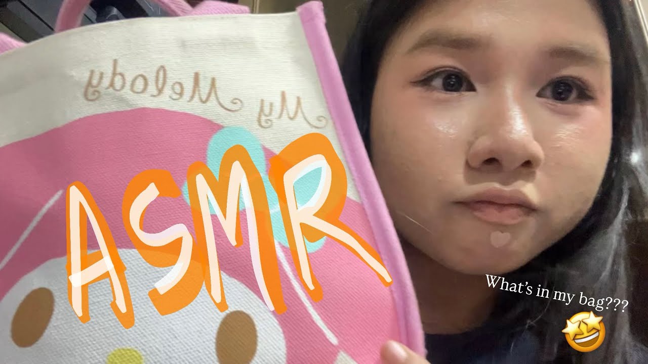 ASMR | what’s in my bag? 💼 ขนบ้านมาได้ด้วยขนมาแล้ว