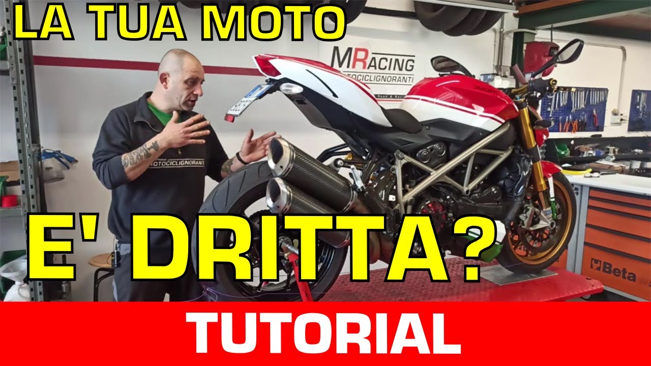 ALLINEAMENTO MOTO come controllarlo
