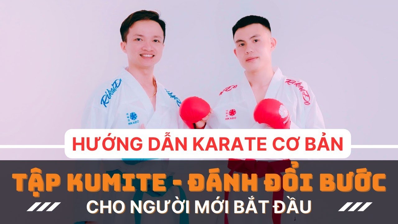 HƯỚNG DẪN KARATE CƠ BẢN | Tập Luyện KUMITE Cho Người Mới Bắt Đầu | Đánh Đổi Bước Trong Kumite
