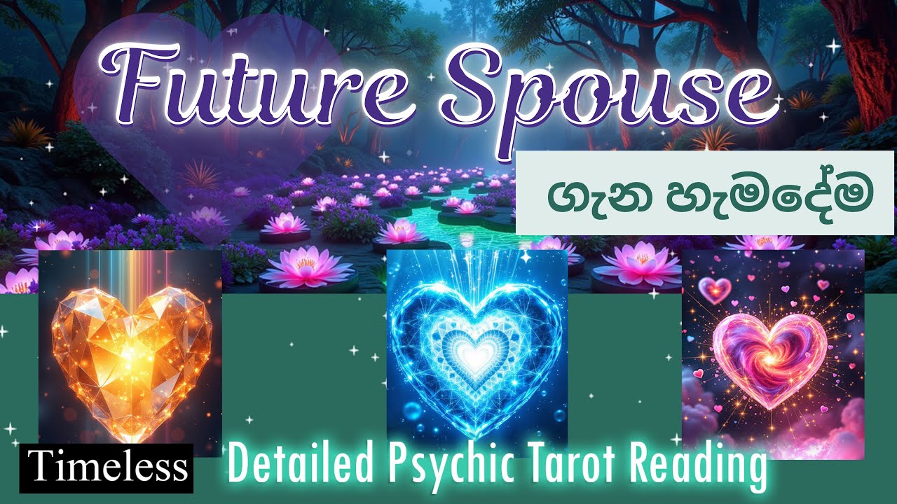 Future Spouse /Divine Counterpart ගැන  detail  Tarot Reading එකක්❤️| Psychic Reading🔮