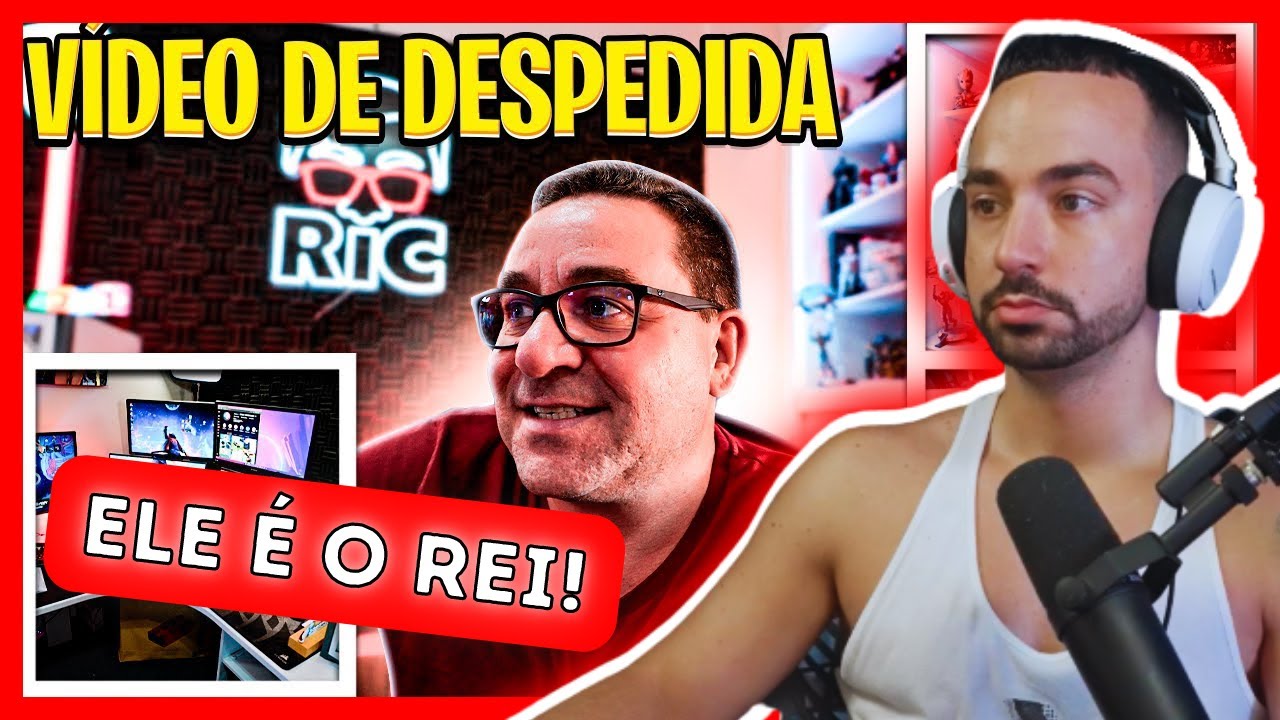 TIAGOVSKI  REACT RicFazeres | ÚLTIMO VÍDEO NO ESTUDIO