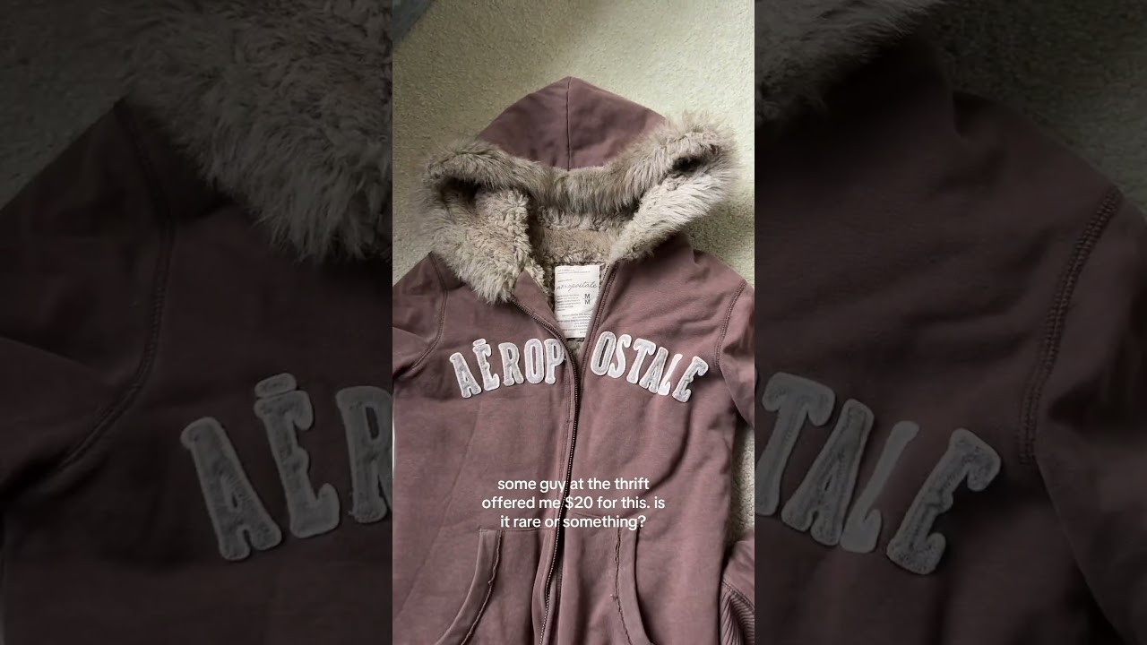 The iconic Aeropostale fur hoodie