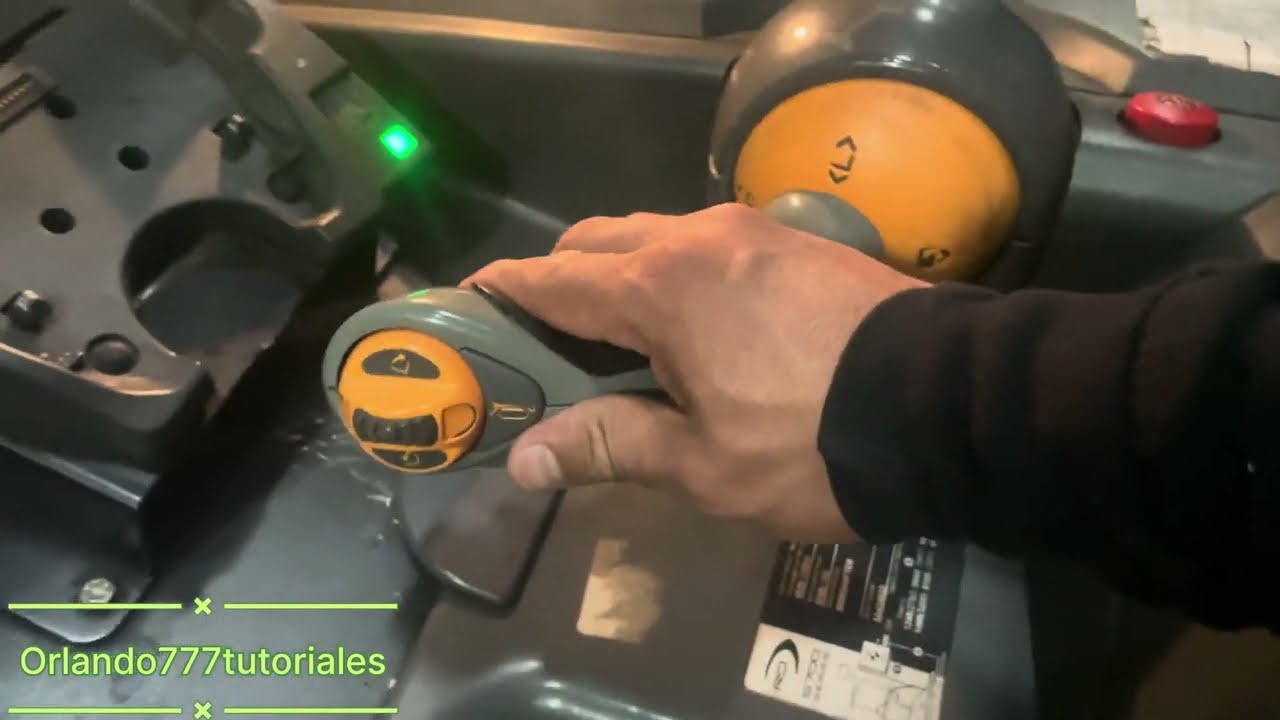 Cómo operar un Forklift para Stand Up, Forklift, double rich forklift