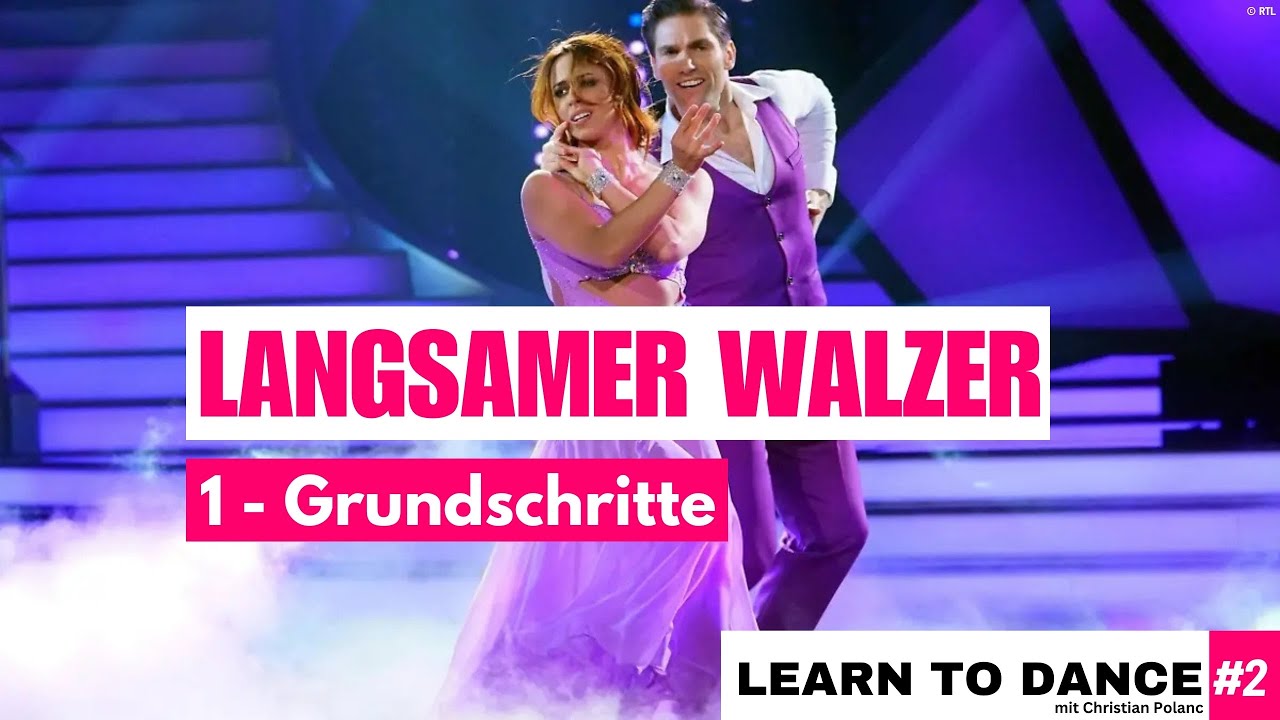 Wie geht Langsamer Walzer?👀 Grundschritt tanzen lernen🕺 - Learn to Dance mit Christian Polanc #2