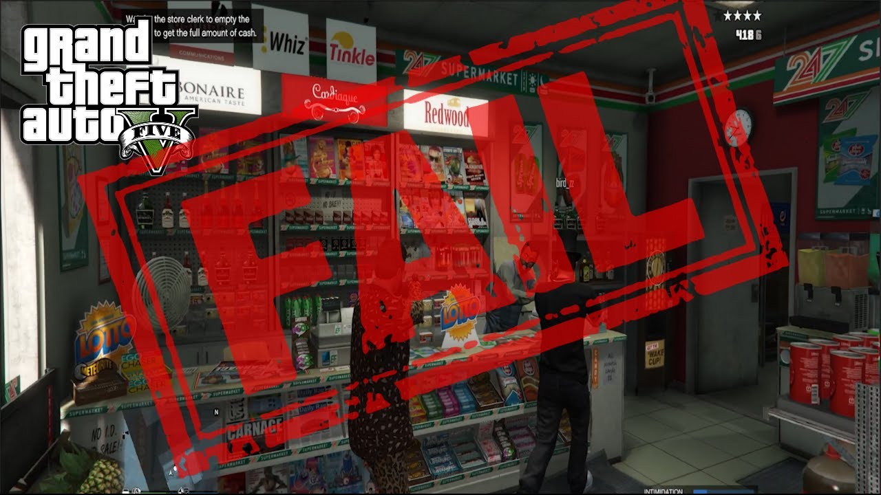 so we tried to robbing stores with a hammer