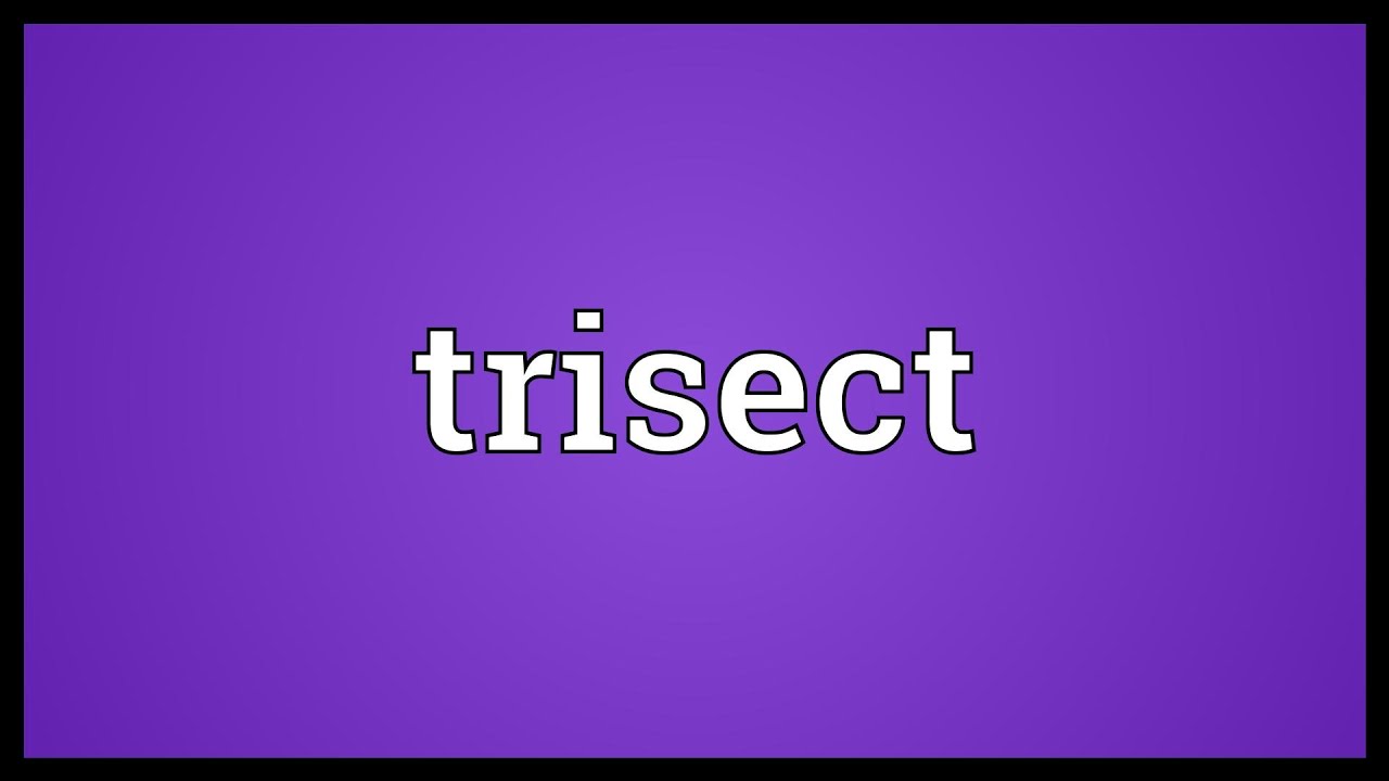 Trisect Meaning