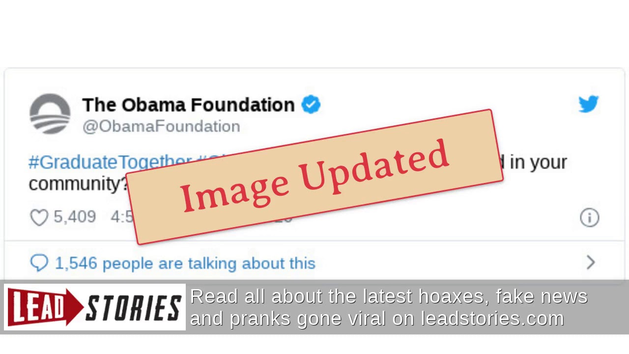 Fact Check: The Obama Foundation Did NOT Post George Floyd Protest Sign on Twitter Days Before...