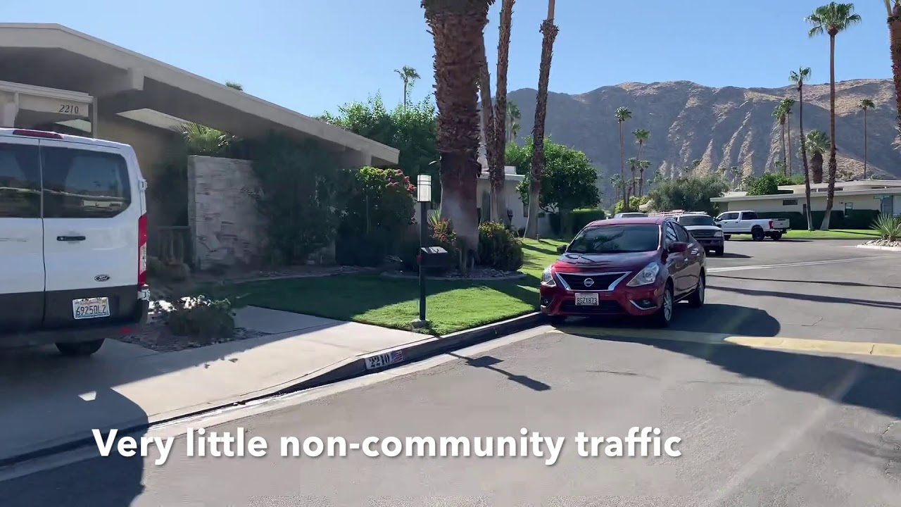 Palm Springs Neighborhood Driving Tour   Canyon Estates
