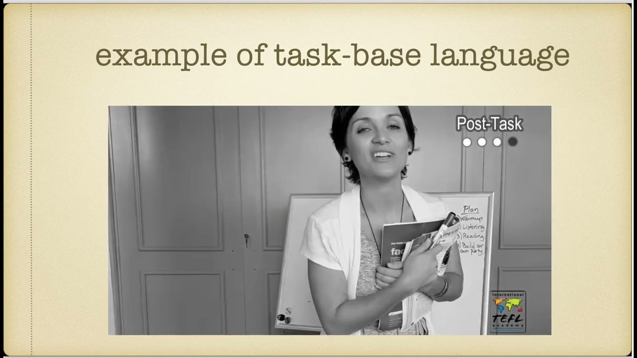 Task based language teaching تدريس اللغه عن طريق المهام