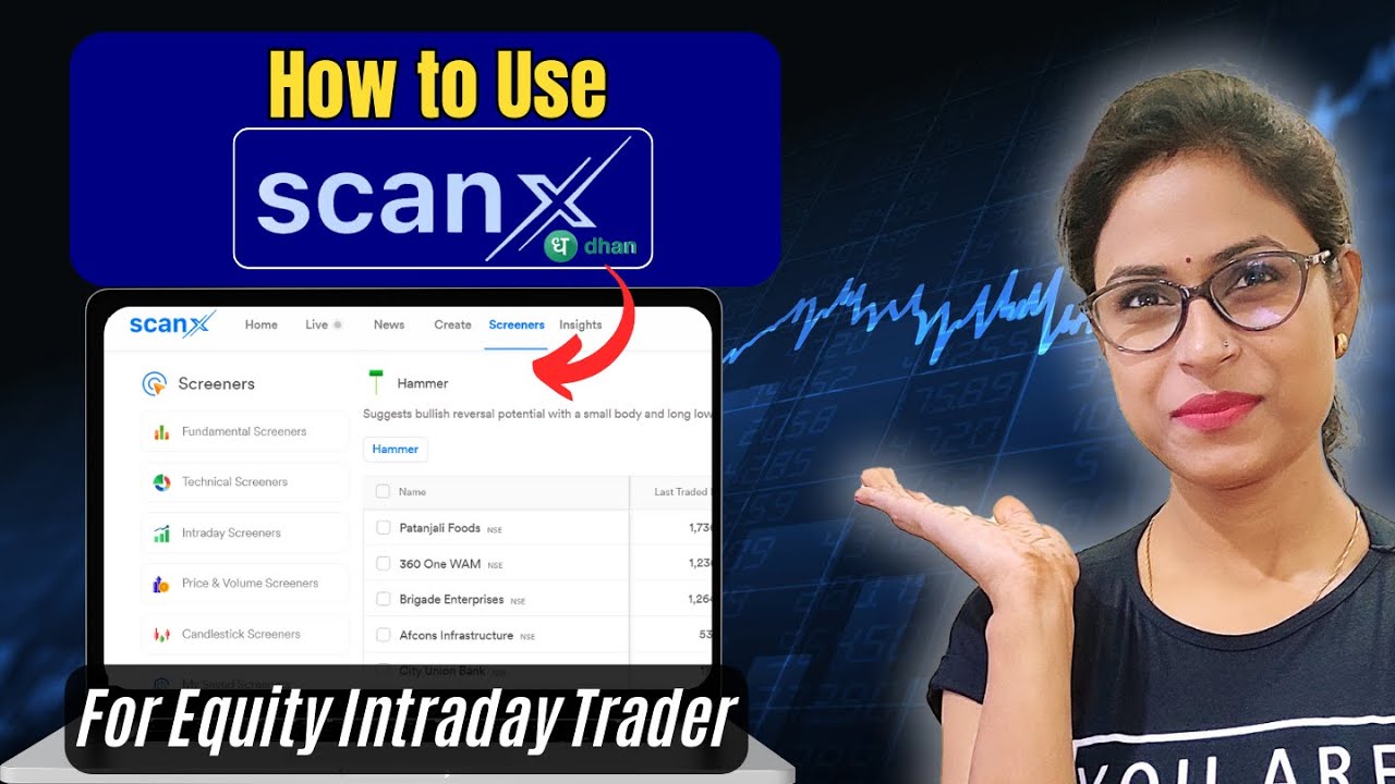 Ep. 1 How to use ScanX Screener for Stock Selection || Equity Intraday Trades with scanx