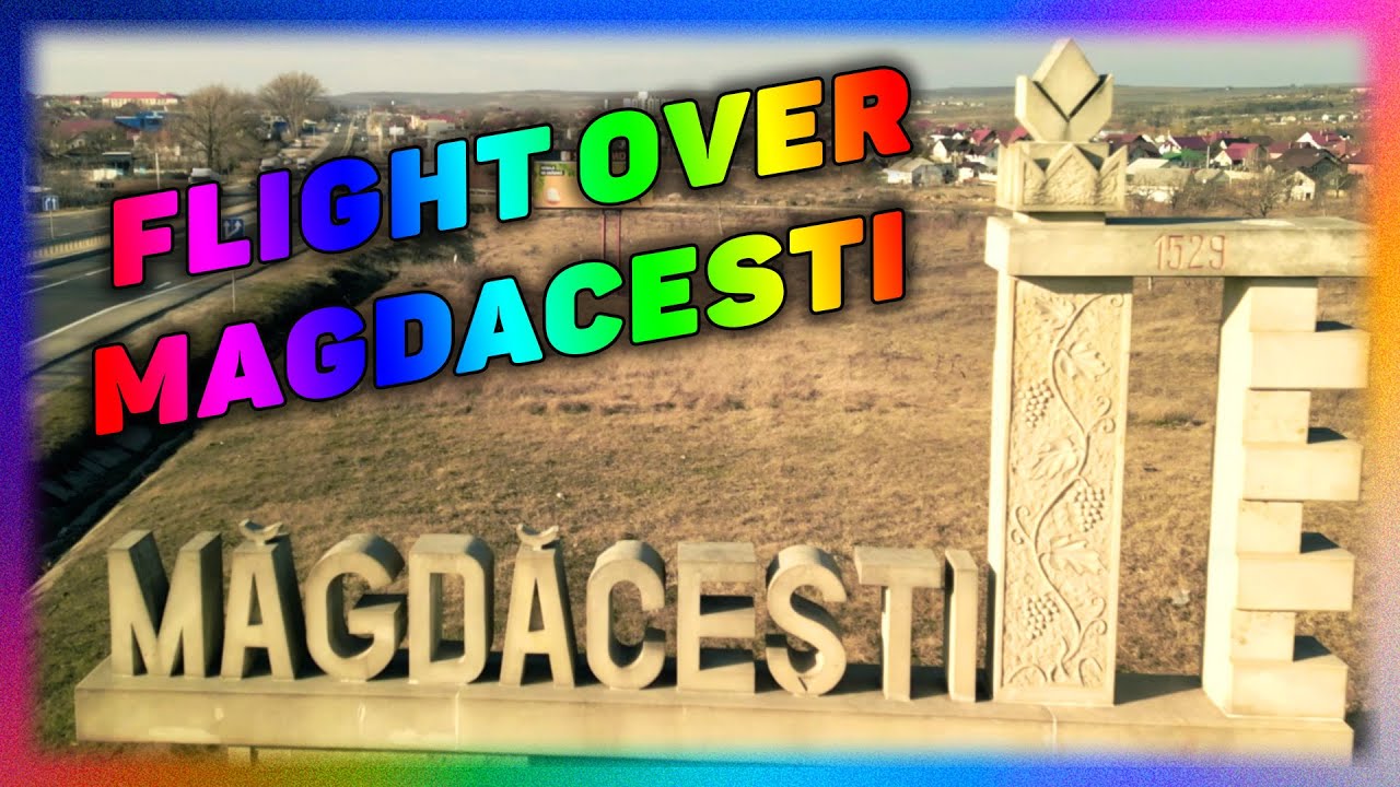 Cinematic 4K Video. Magdacesti Village. Chisinau, Moldova. Travel Vlog. DJI Mini 3 Pro.
