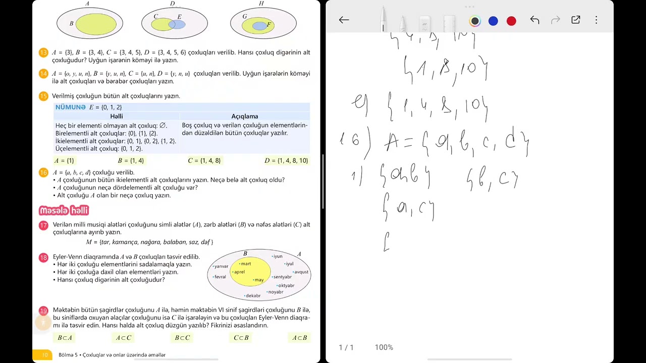6 cı sinif riyaziyyat,yeni dərslik(2-ci hissə),səh-10