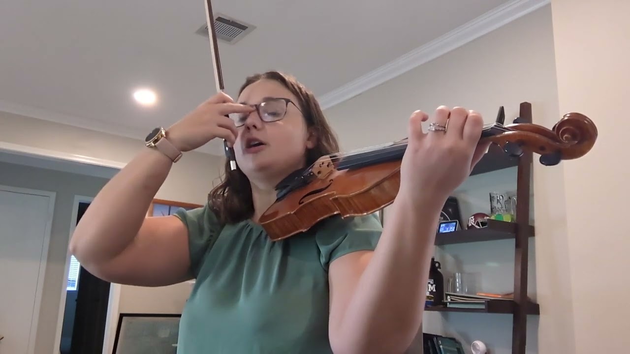 violin 3 octave g major scale and arpeggio help video