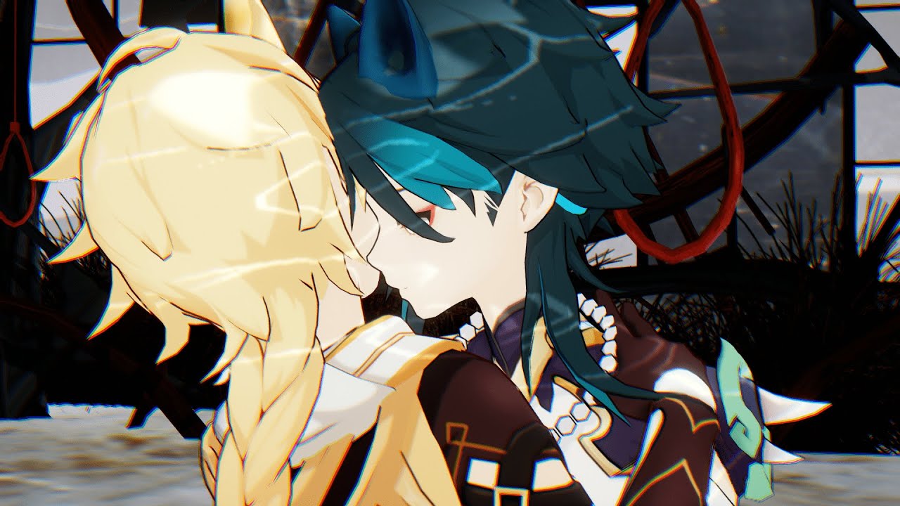 【原神MMD】 Trouble Maker (트러블메이커)/xiao･aether