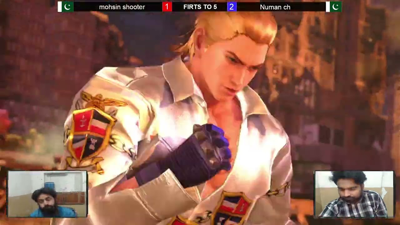 Mohsin shooter [nina] vs Numan ch [steve fox] tekken 7 ft5 match