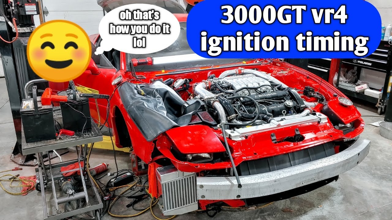 3000gt vr4 ignition timing 🔥 engine tuning [ think I got it figured out lol ]