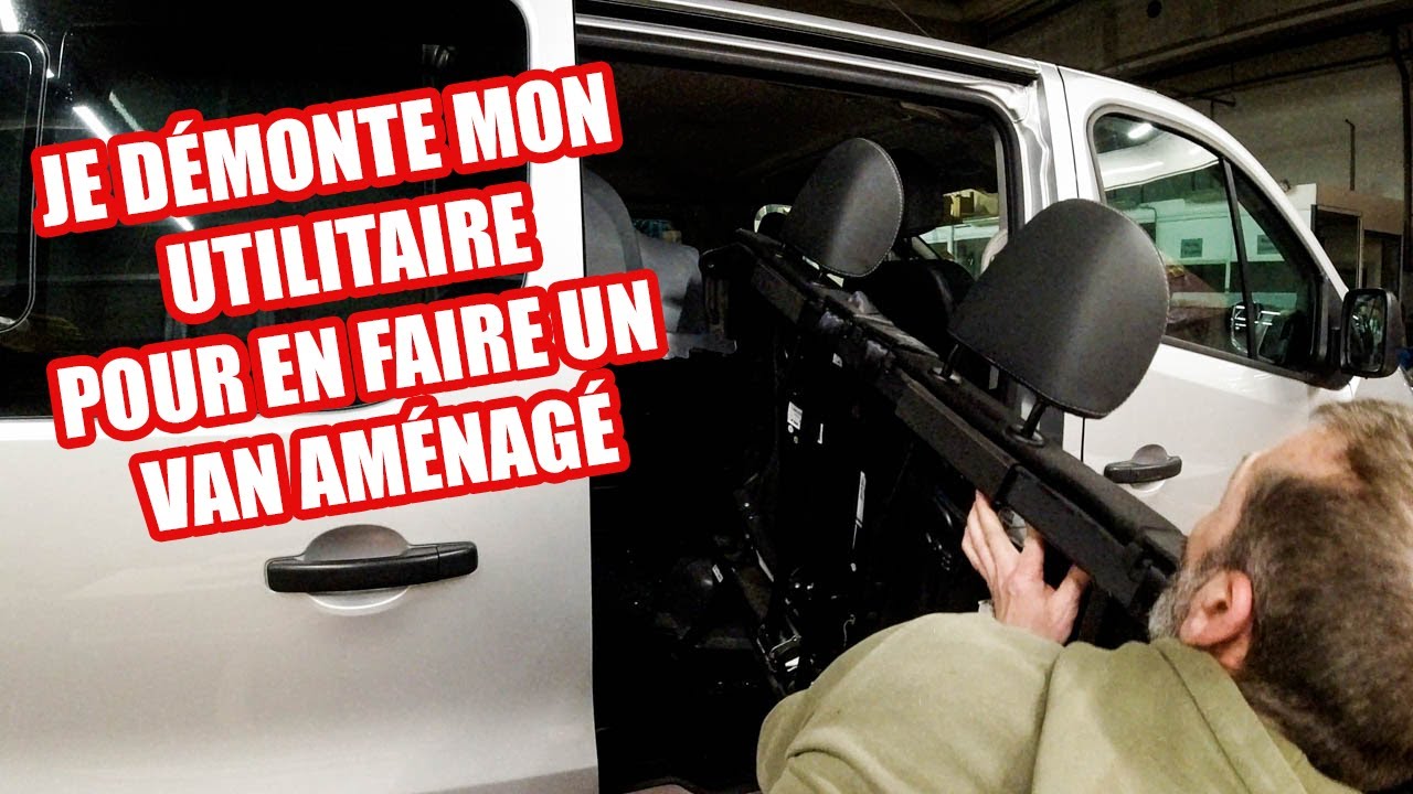 Démontage d'un utilitaire double cabine pour en faire un van aménagé !