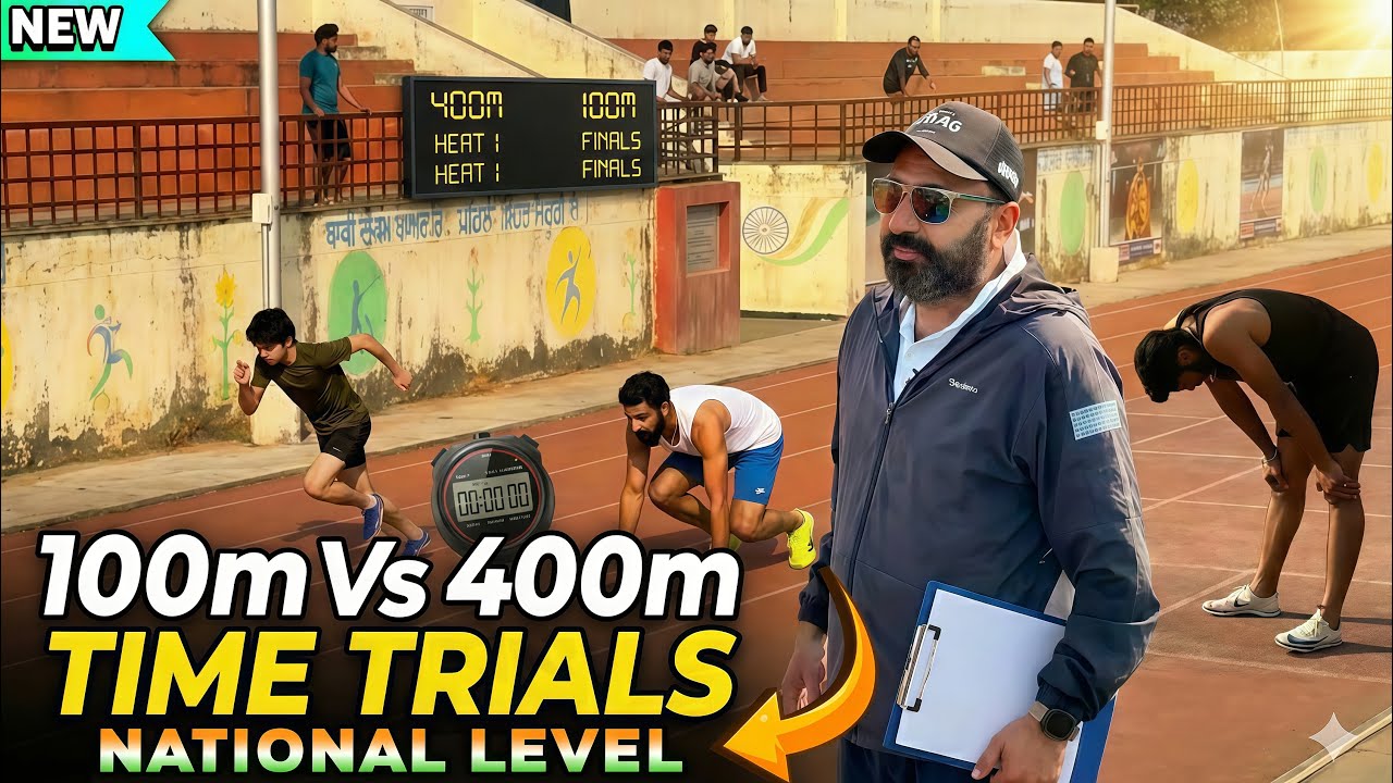 *300m TIME TRIAL* OFF SEASON | JALANDHAR TRAINING CENTER - HAPPY COACH #trackandfield #athletics 