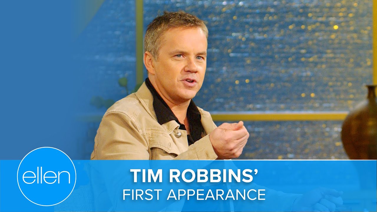 Tim Robbins' First Appearance on Ellen