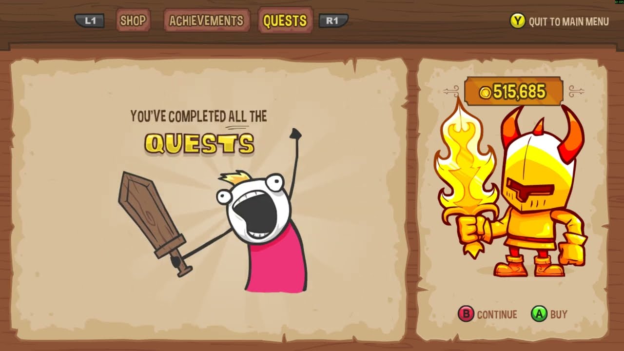 Knightmare Tower - Survival Mode - 100,000 meters - SKY'S THE LIMIT Achievement