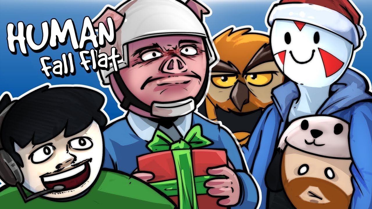Human Fall Flat - XMAS MAP FUN TIME! (Funny Moments)
