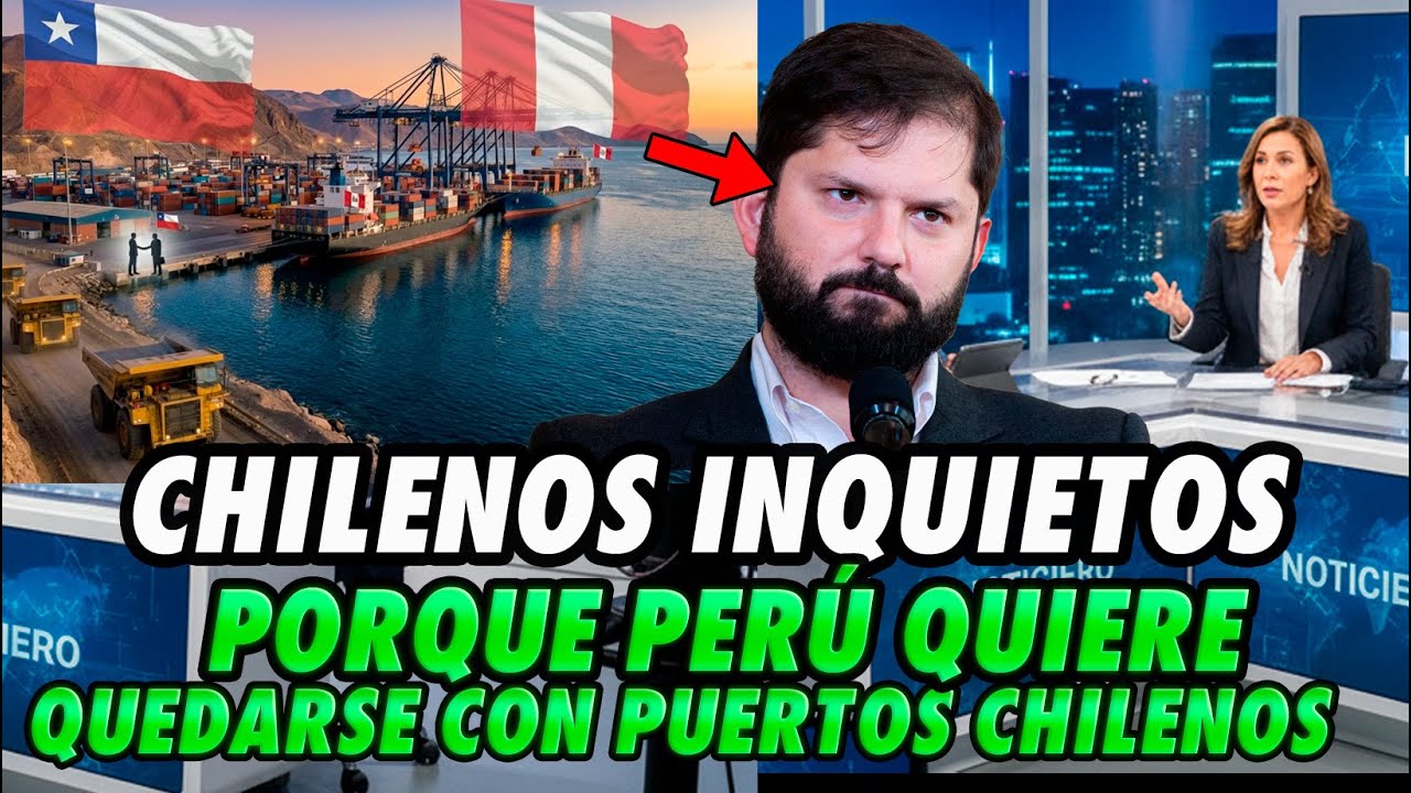 Se invierten los papeles: PERÚ busca DOMINAR a CHILE con la compra de puertos