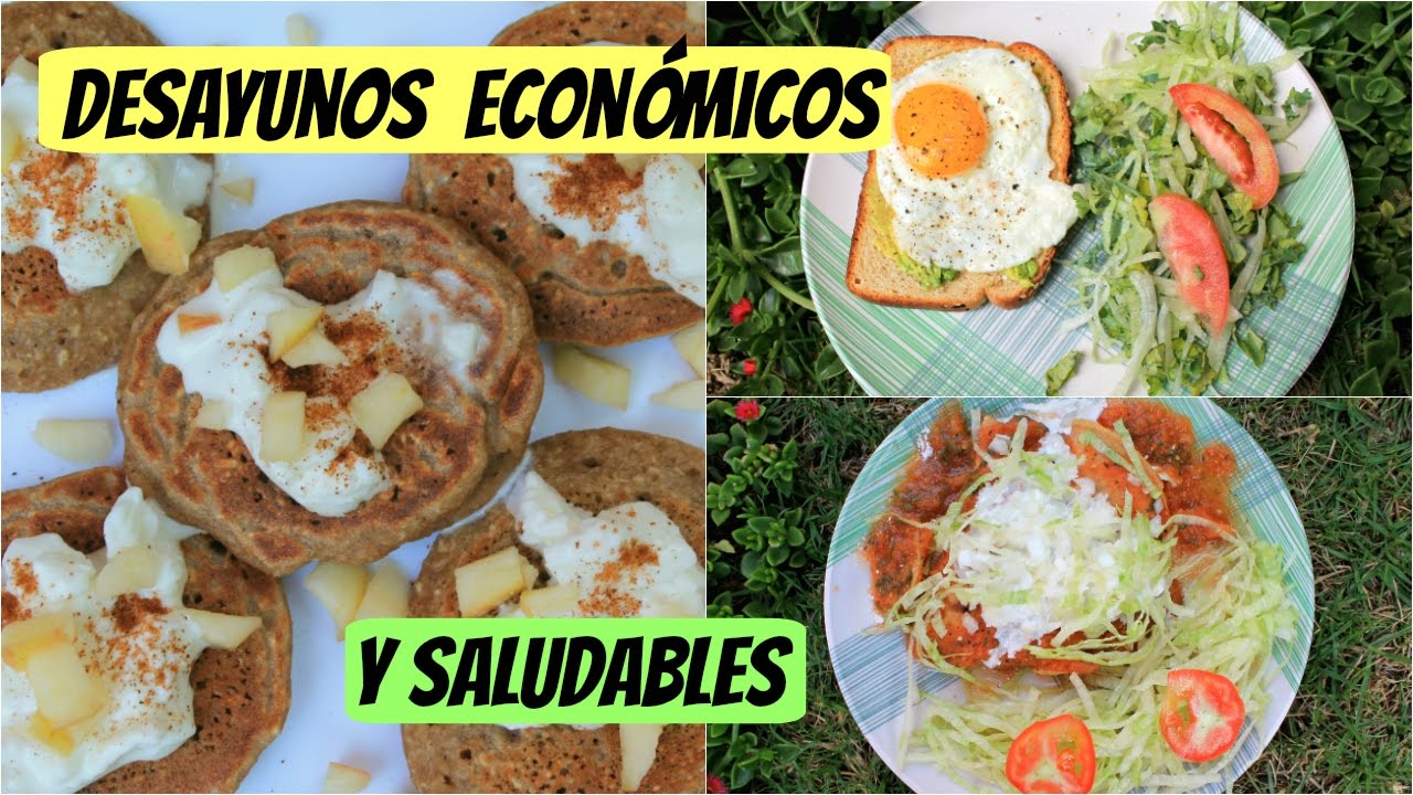 Desayunos económicos y saludables| Menos de 1 USD