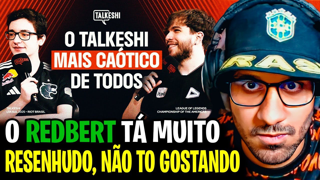 🚨 REDBERT E JOJO NO TALKESHI FALANDO TUDO DE COMO &Eacute; SER SUPORTE NA LTA SUL 2025! ABSOLUT REAGE