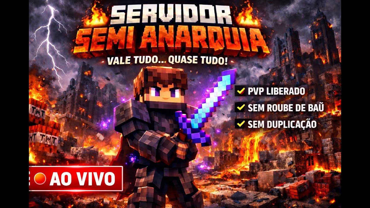 REALM SEMI ANARQUIA MINECRAFT BEDDROCK