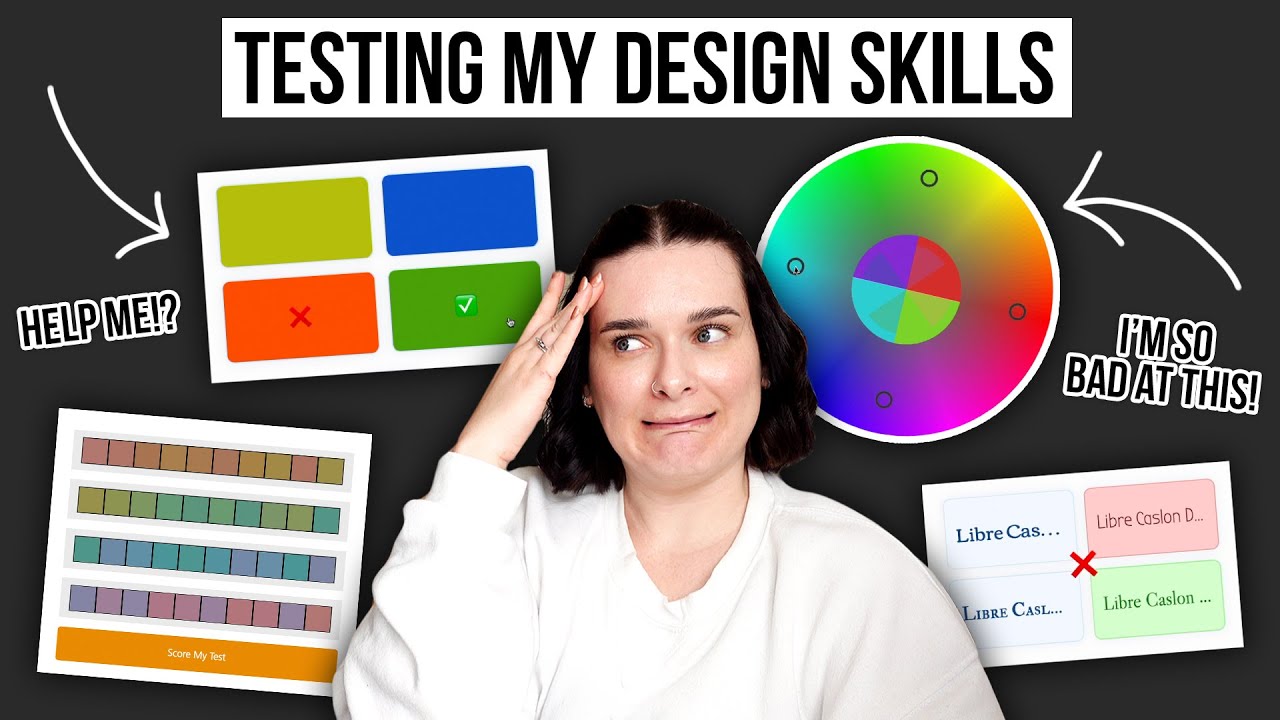 Testing my design skills (spoiler... it didn't go well) 🥴 GAMES for Graphic Designers