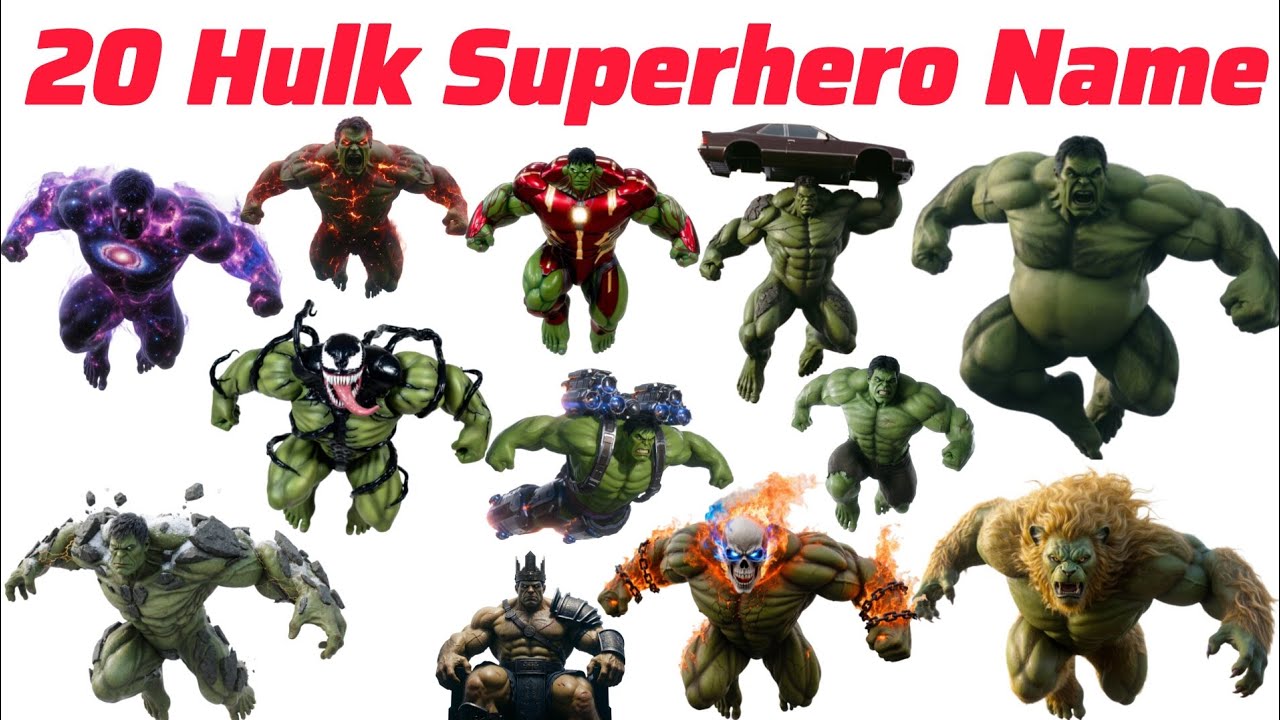 Superhero Hulk name हल्क सुपरहीरो के नाम Pre kids english vocabulary learning | Hulk Video For Kids