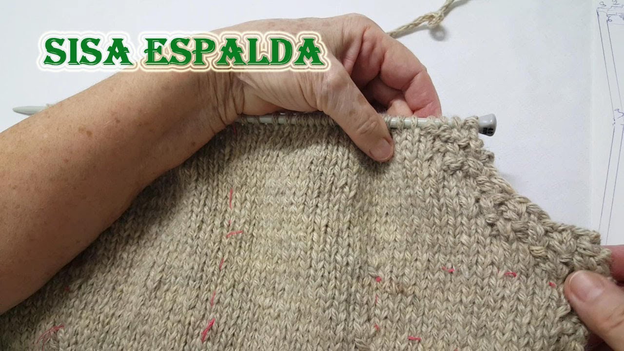 Chaqueta sencilla para mujer, 2º paso sisa espalda