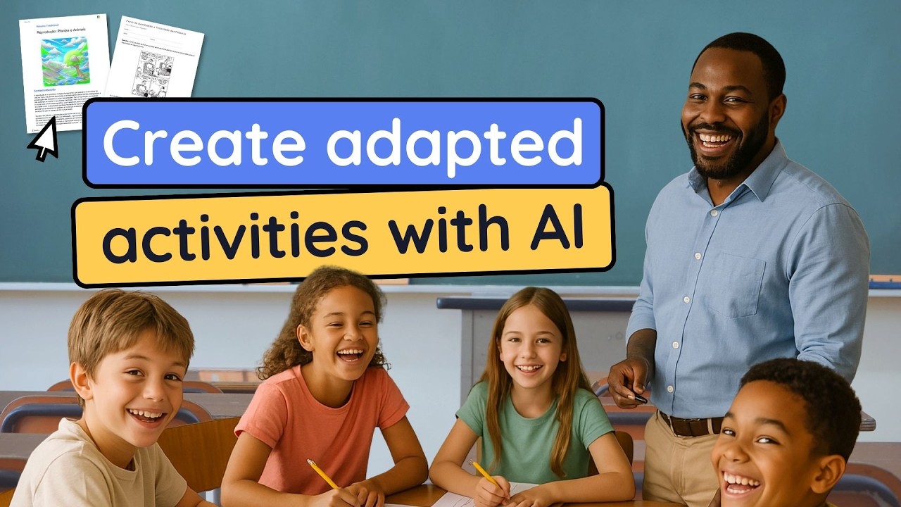 AI for Accessibility: Create Adapted Activities in Minutes