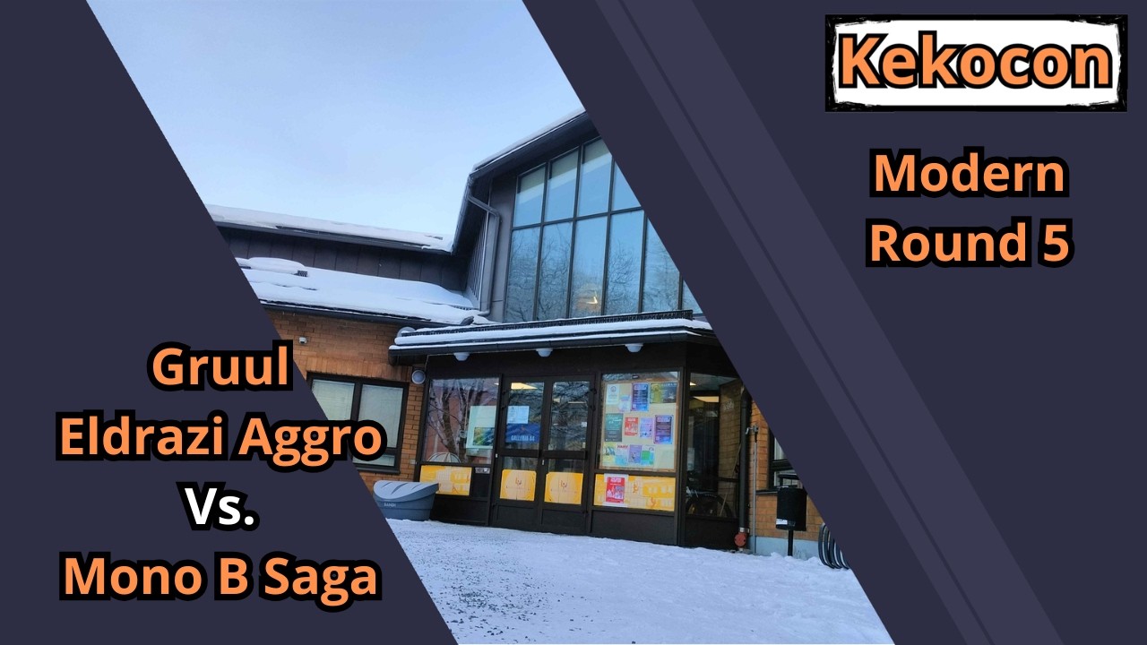 Kekocon Modern, 5-й раунд, Груул Эльдрази Агро против Моно Блэк, Сага, 14.02.2026
