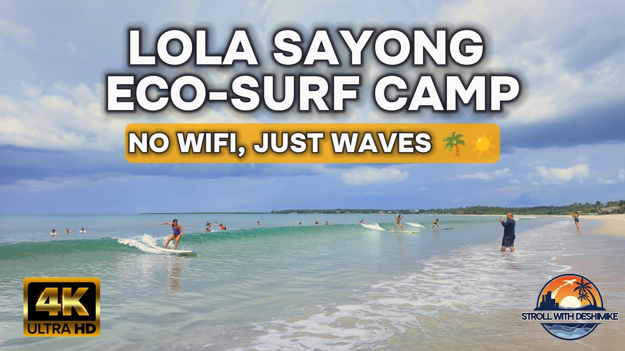 Beach Life Done Right 🐚 | Exploring Lola Sayong Eco Surf Camp
