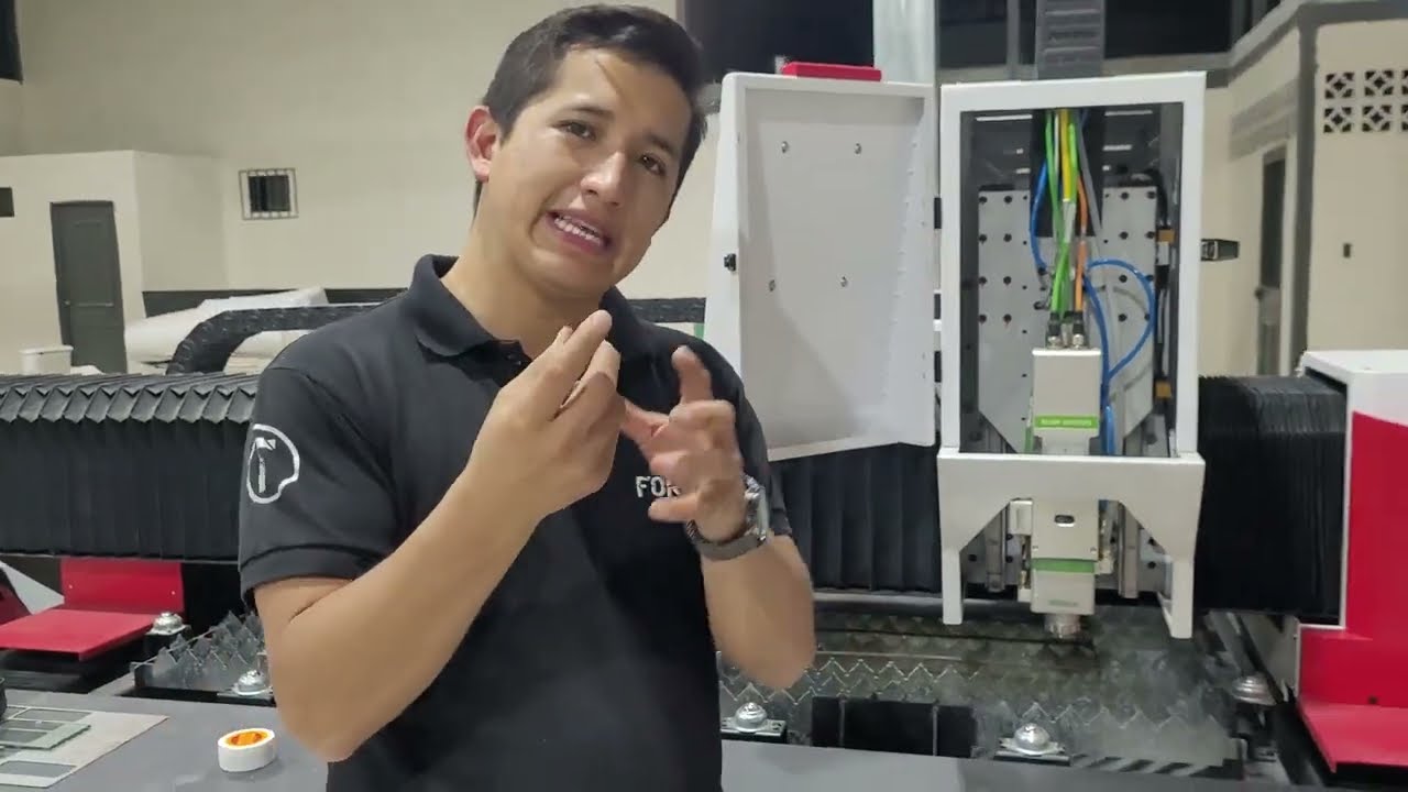 PF1 - Calibración Colimador Punto Láser de Máquina Fibra / Cabezal BM110 Raytools / FORZA Raptor T