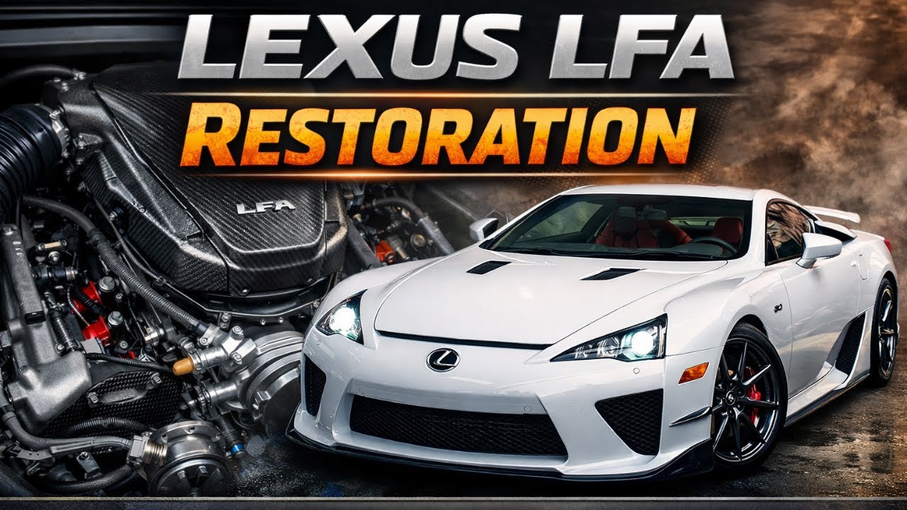 Lexus LFA Restoration | Reviving One of the Rarest Japanese Supercars