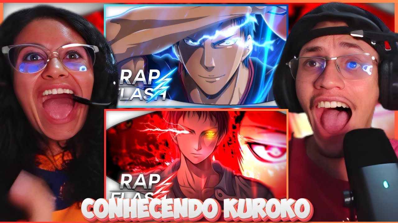 REACT Rap do Akashi Seijuro | Lado Sombrio & Rap do Aomine Daiki | A Pantera Imbatível | Flash Beats