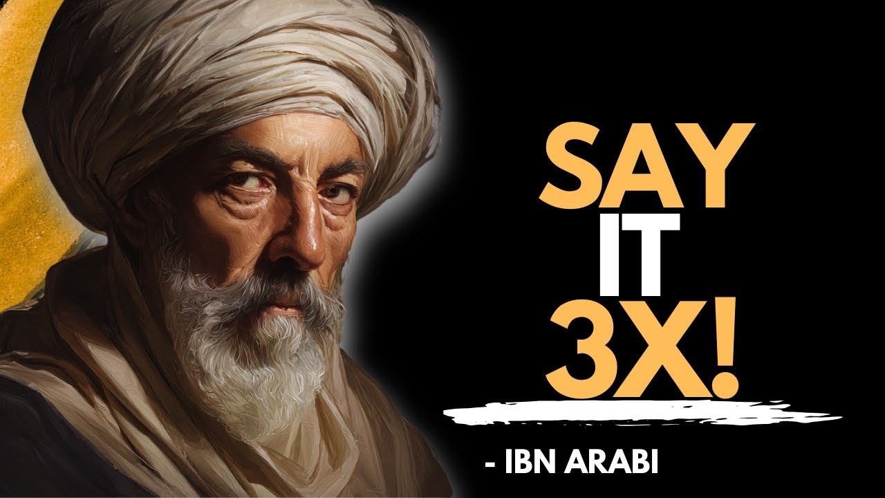 Stop Saving Money Until You Recite This First | Ibn Arabi