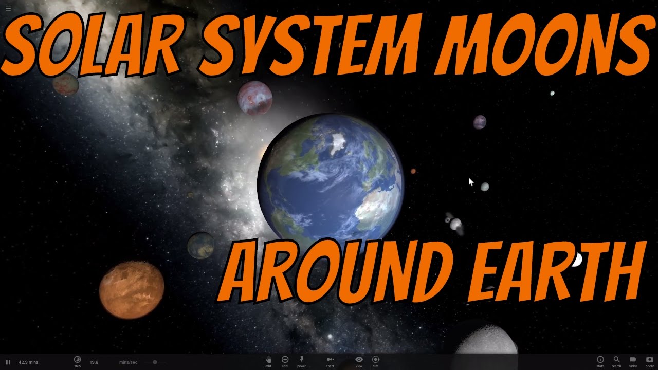 What if ALL of the Moons Orbited Earth? The Earth With 18 Moons in Universe Sandbox²