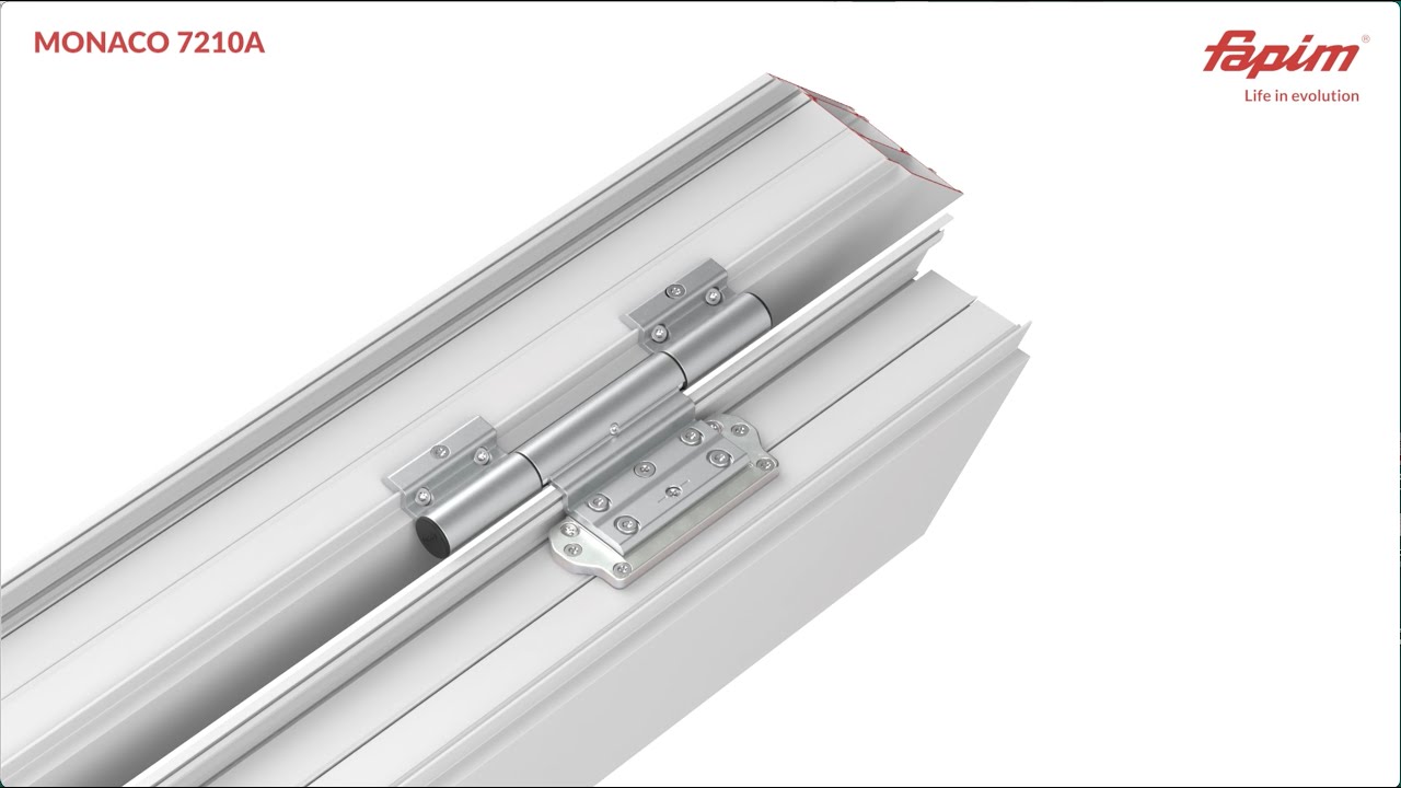 MONACO door hinge with direct fastening