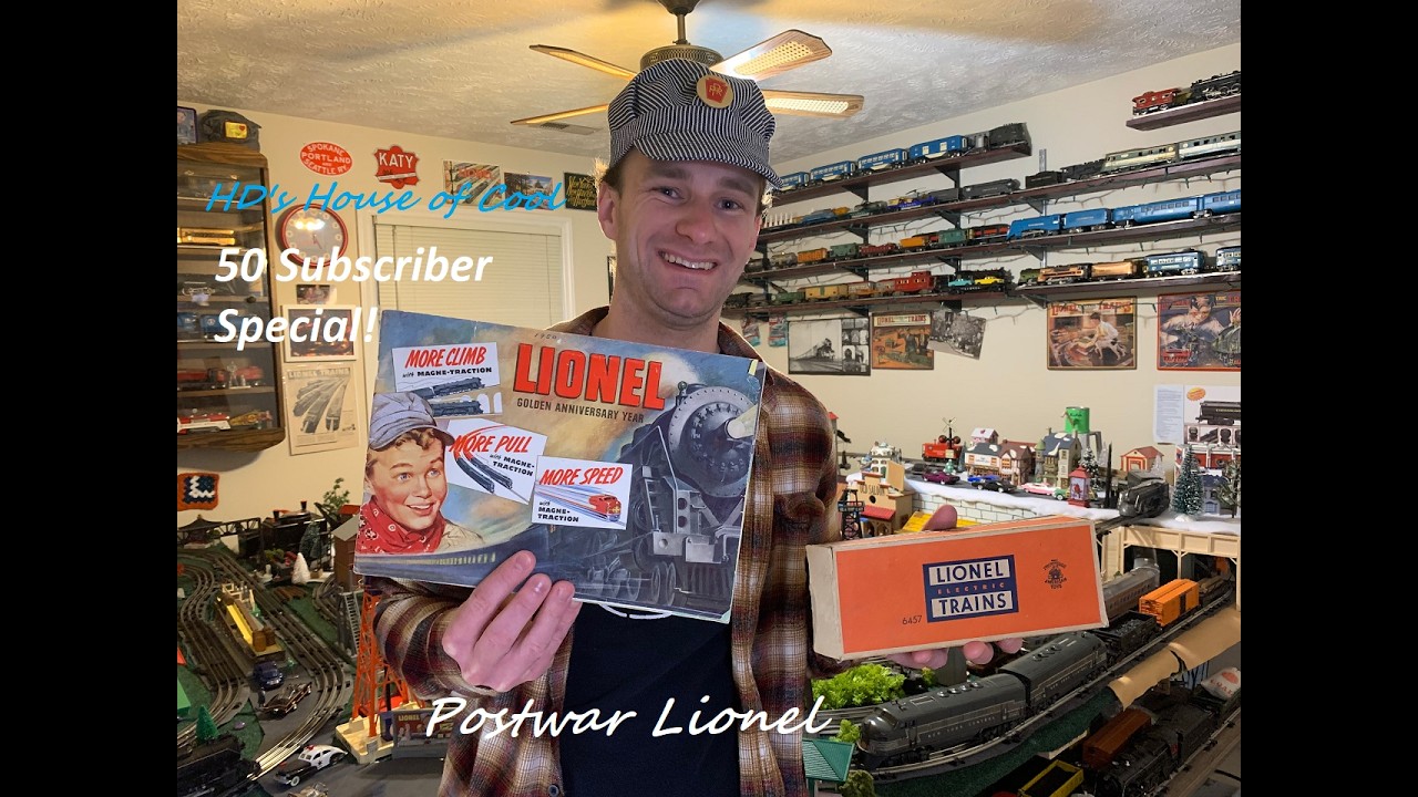 Running Lionel Train Sets From 1950! The 50 Subscriber Special!